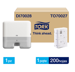 Dispensador de Toalla Interfoliada Tork Xpress® + Carga Gratis