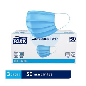 Mascarilla Tricapa Tork - 20 paq de 50un c/u