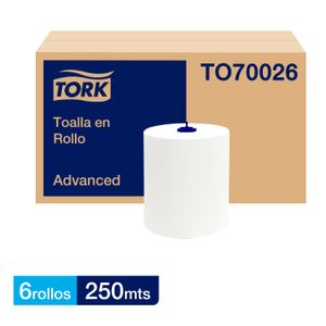 Toalla en Rollo Jumbo Tork Advanced 6 Rollos de 250 Metros