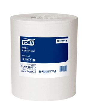 Toalla de Fluido Céntrico Tork Centerfeed Hoja Simple 6 Rollos de 300 Metros