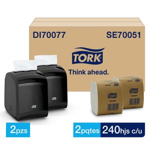 Dispensador Servilleta Tork Xpressnap Fit 2 unidades + Cargas Gratis
