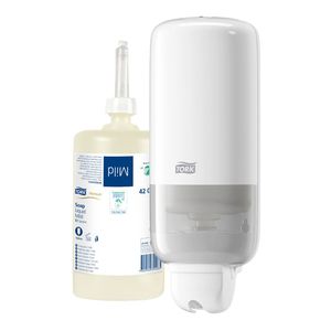 Dispensador de Jabón Líquido Tork Blanco + Carga Gratis