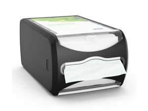Servilletero Tork Xpressnap® Signature Counter Negro con Carga Gratis