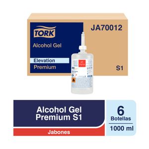 Alcohol Gel Tork Lí­nea Elevation 6 Botellas de 1000 ml